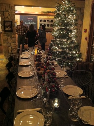 Christmas decore at Lenne Estate.