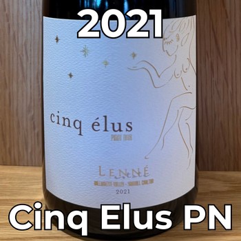 2021 Cinq Elus pinot noir
