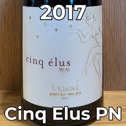 2017 Cinq Elus pinot noir