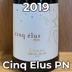 2019 Cinq Elus pinot noir
