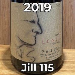 2019 Jill's 115 clone pinot noir