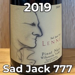 2019 Sad Jack Dijon 777 pinot noir