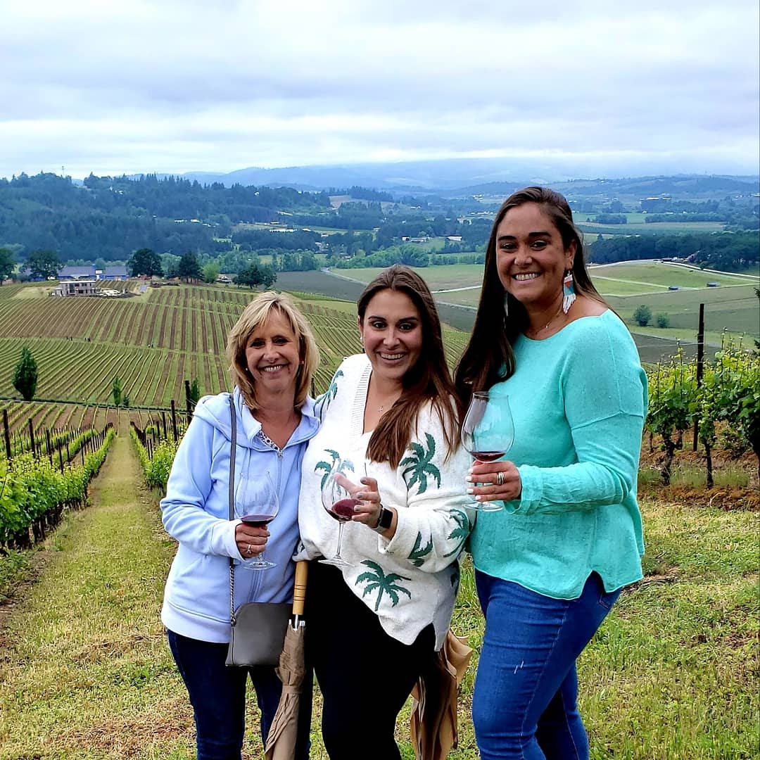 Guided vineyard tour.